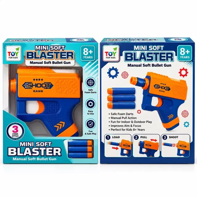 Mini Soft Blaster Dart Gun