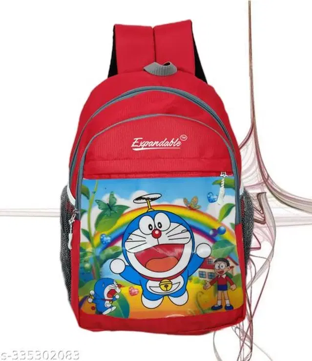 Canvas Backpacks for Kids, Red, 30 L