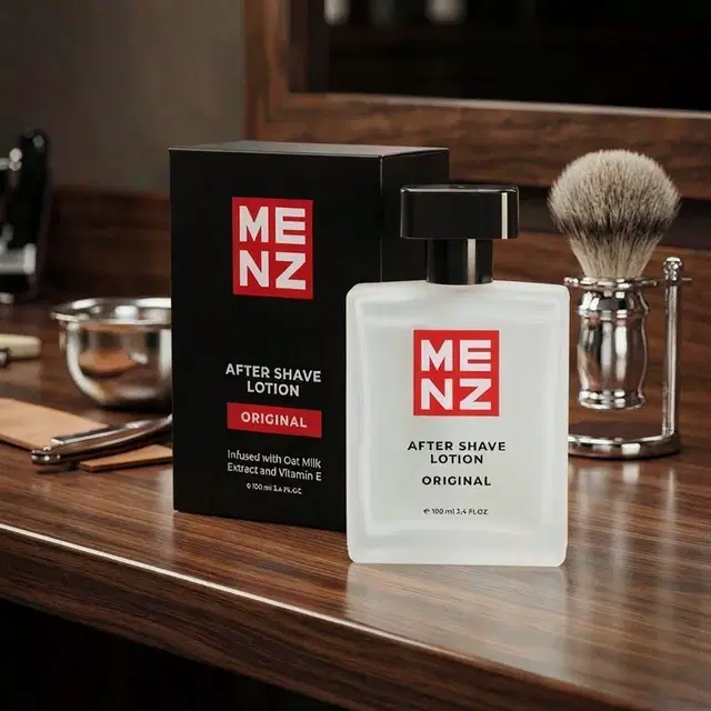 Menz Luxury Original After Shave Lotion With Oat Milk & Vitamin E For Men | 100 ml