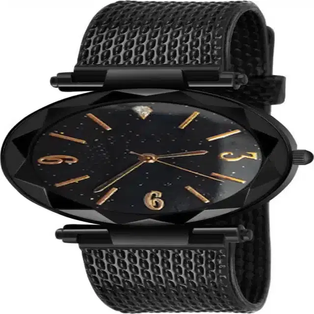 Women's Analog Watches, Pack of 1 (Black)