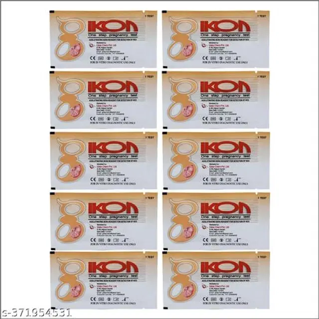 Ikon One Step Pregnancy Test Kit, Pack of 10
