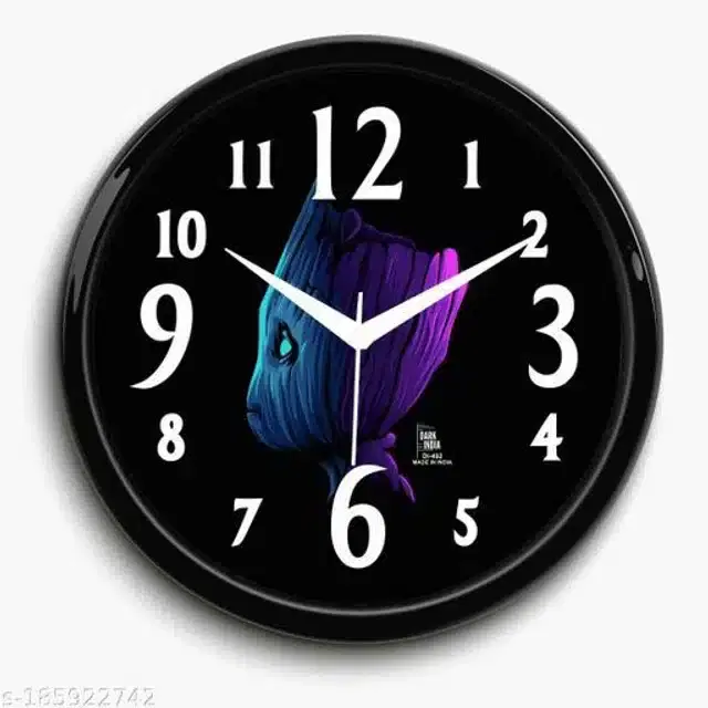 Designer Analog Wall Clock, Multicolor