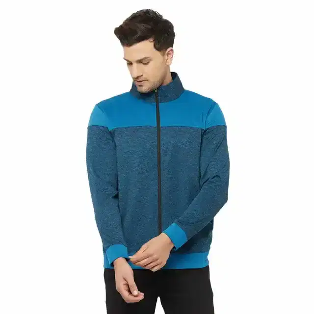 Glito Solid Full Sleeve Jacket For Mens (Blue, S) (Gj-20)