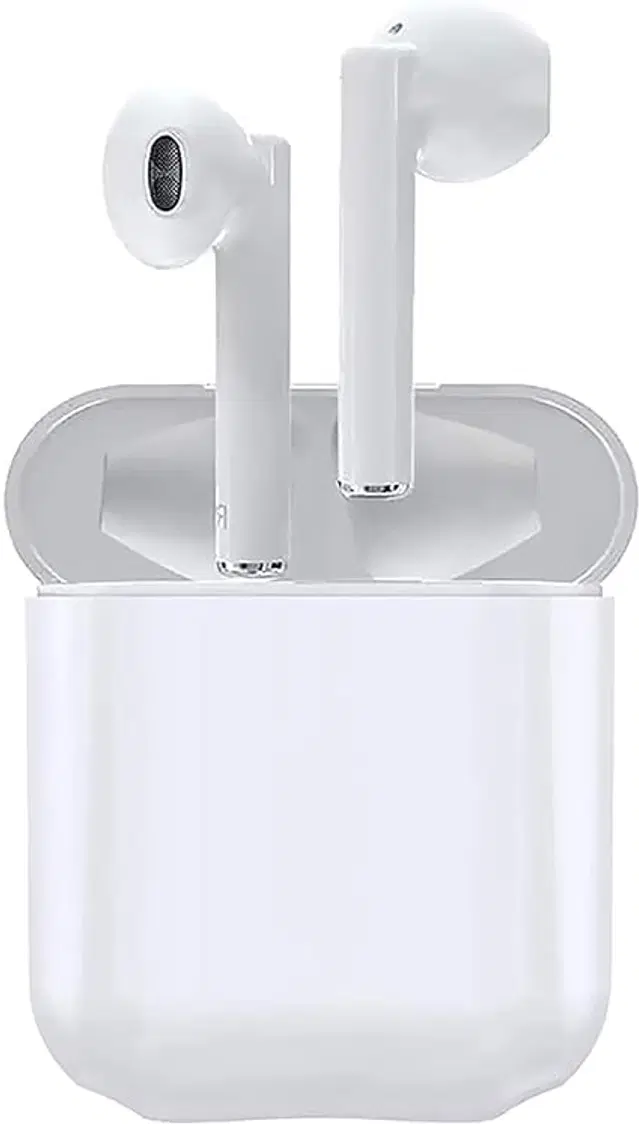 Wireless Bluetooth Earbuds with Charging Case, White, 1 Pc