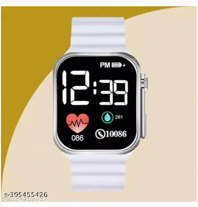 Smartwatch for Men & Women, White