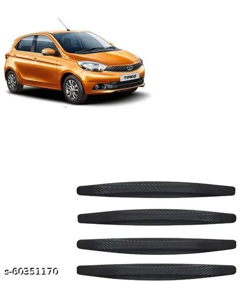 Rubber Car Bumper Protector, Multicolor, Pack of 4