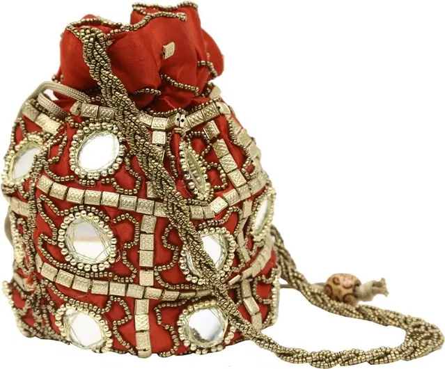 Non Woven Handcrafted Potli, Multicolor