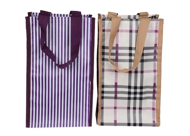 Canvas Water Bottle Bag, Multicolor, Pack of 2