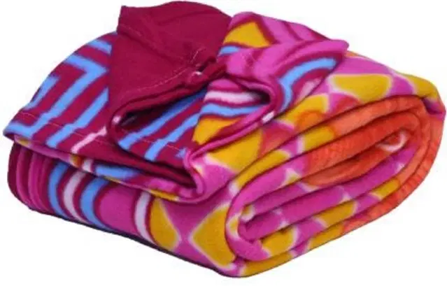 Fleece Blanket, Multicolour, 60x90 Inches