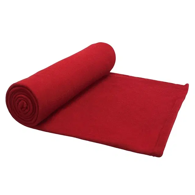 Fleece Blanket, Red, 60x90 Inches
