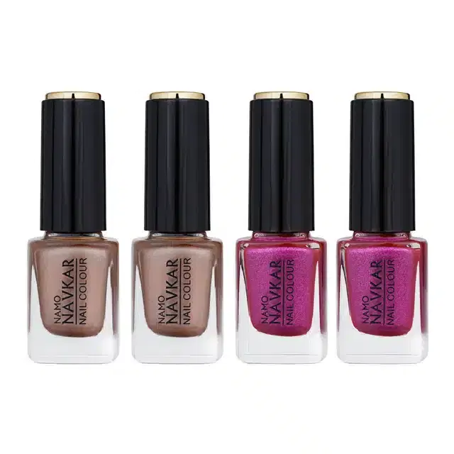 Nail Polish for Women, Multicolor, Pack of 4