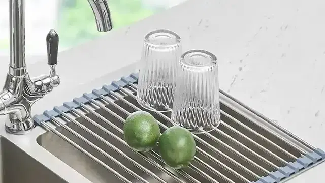 Stainless Steel Foldable Steel Drain Rack