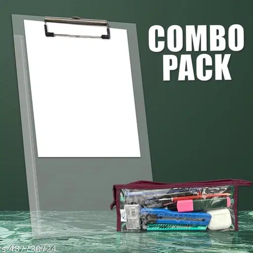 Amazing Combo Pack Set of 2 for kids-TP Clipboard And TP Pouch