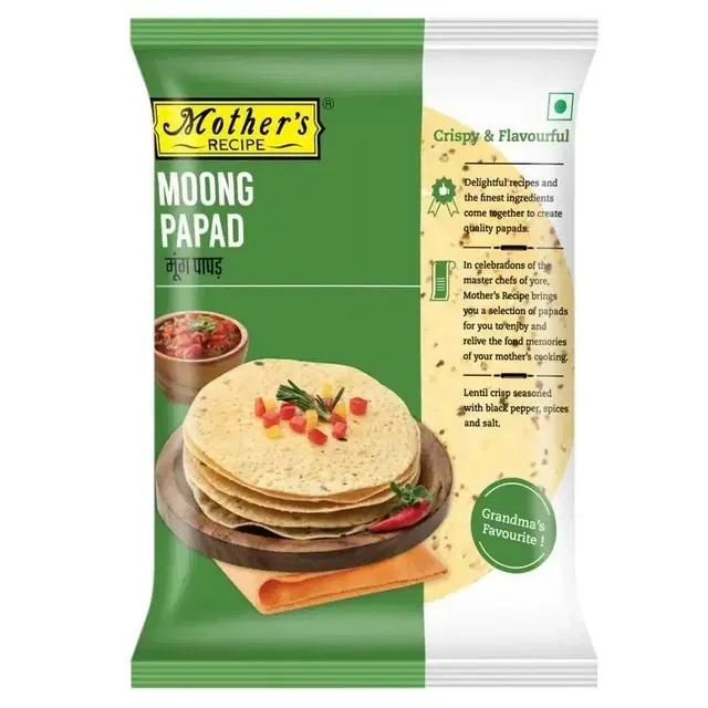 Mother's Recipe Moong Papad, 180 g