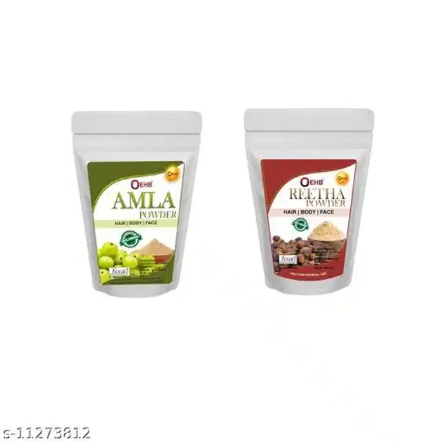 OEHB Amla with Reetha Powder, 50 g, Pack of 2