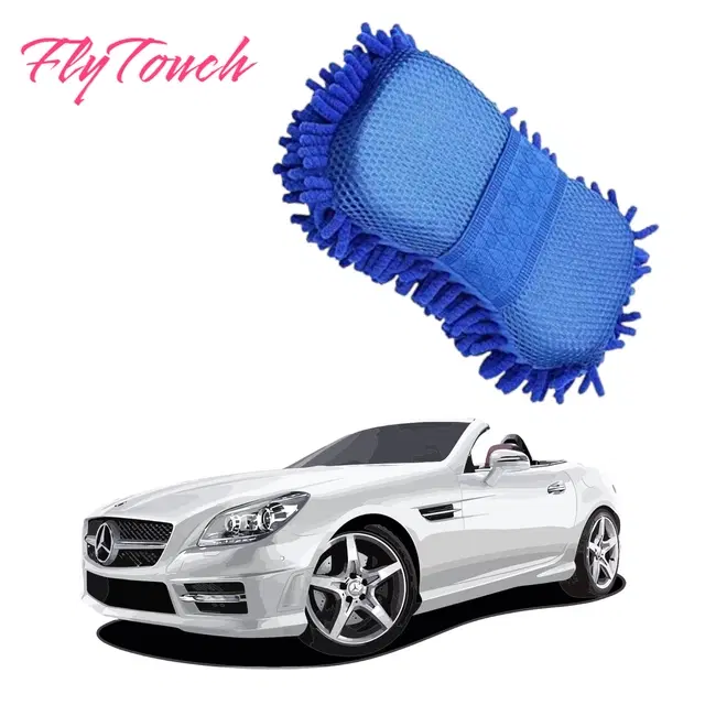 Microfiber Premium High Quality Car Cleaning Sponge, Multicolor