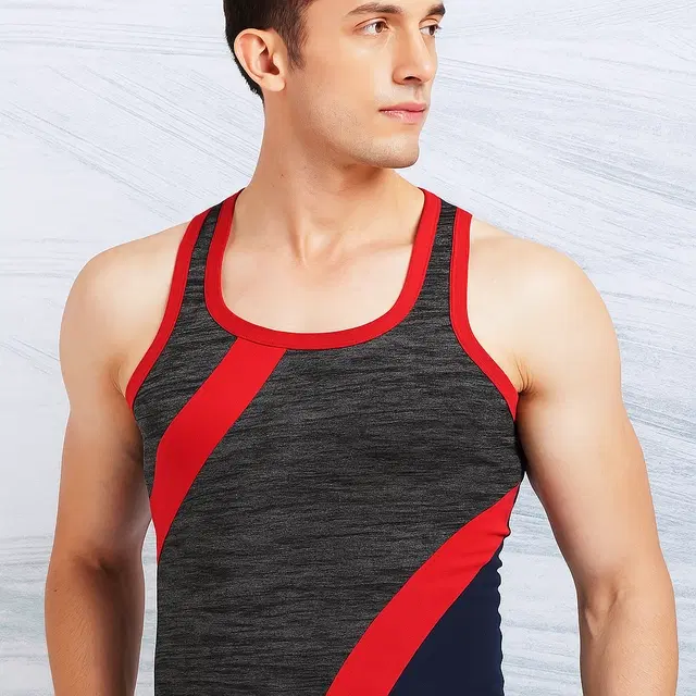 Rupa Jon Gym Vest Style No-9001 for Men Pack of 1, Assorted (80cm)