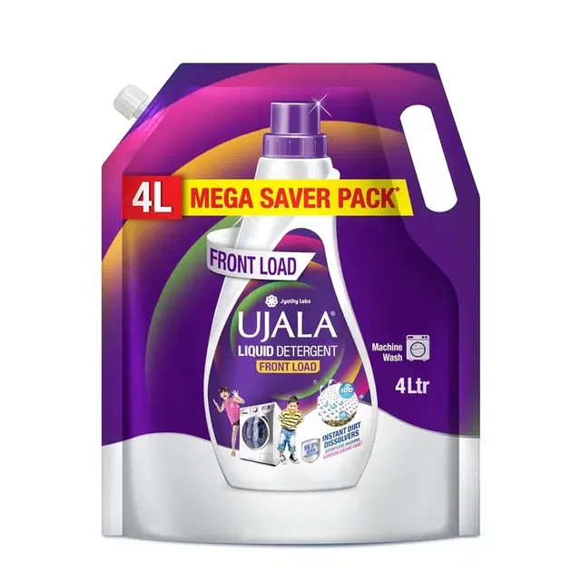 Ujala Liquid Detergent - Front Load Machine Wash 4 L