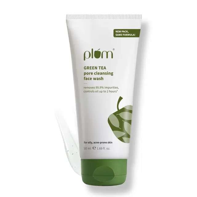 Plum Green Tea Pore Cleansing Face Wash With Glycolic Acid 50 ml