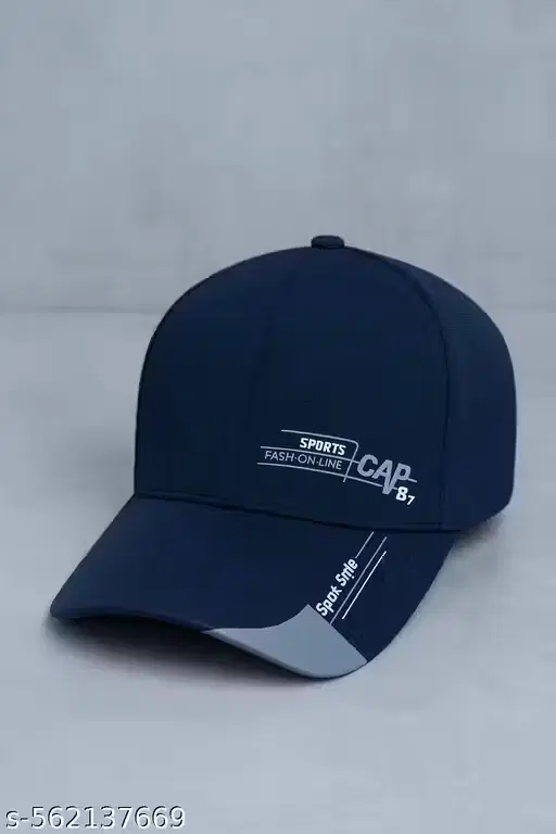 Stylish Baseball Cap For Men, Navy Blue