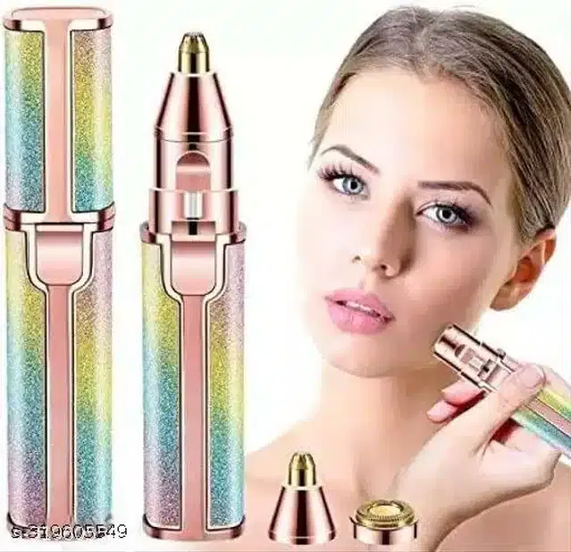 2 in 1 Eyebrow Trimmer, Multicolor
