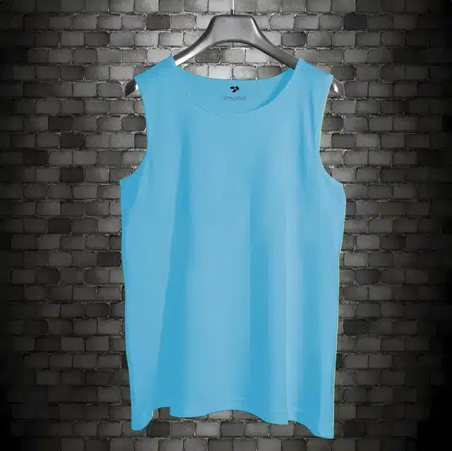 Vest for Men (Sky Blue, L)