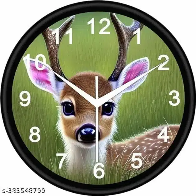Analog Wall Clock for Home, Multicolor