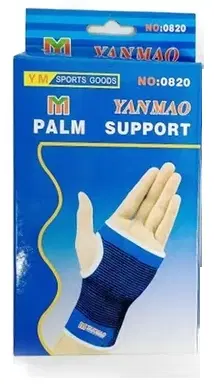Flexible Wrist-Palm Support Braces for Men & Women, Blue, Set of 1