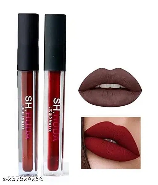 Liquid Lipstick for Women, Multicolor, Pack of 2