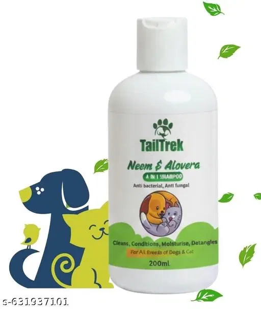 TailTrek Neem Care Pet Shampoo 200ml , (Pack Of 1)