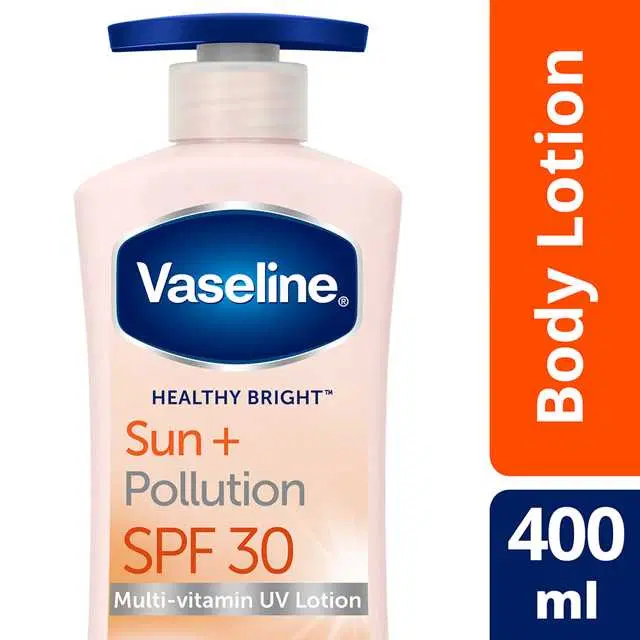 Vaseline Healthy Bright Sun + Pollution Protection SPF 30 Body Lotion 400 ml