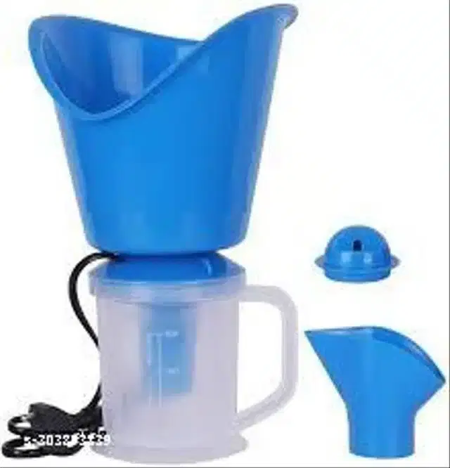 Plastic Veporizer & Steamer, Blue & White