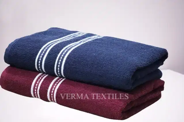 Bath Towel, 27x54 inches, Pack of 2, Multicolor