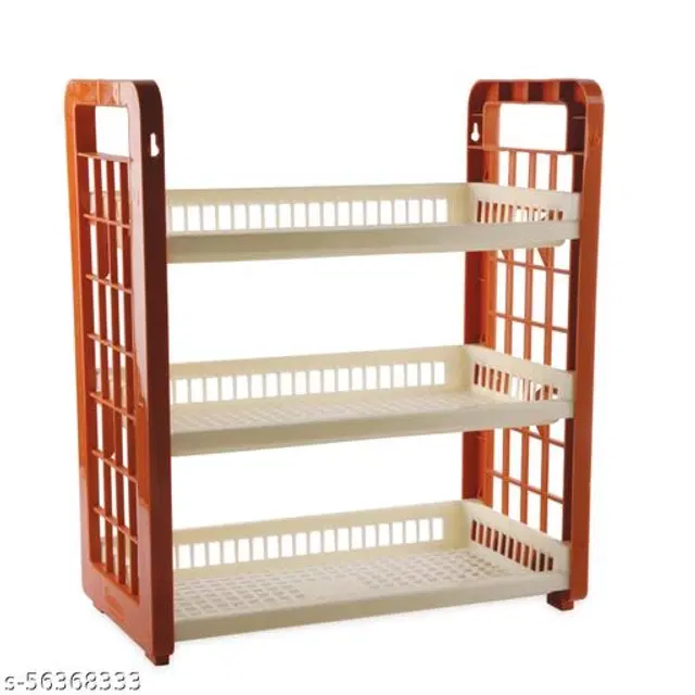 Plastic Multipurpose Storage Rack, Multicolor