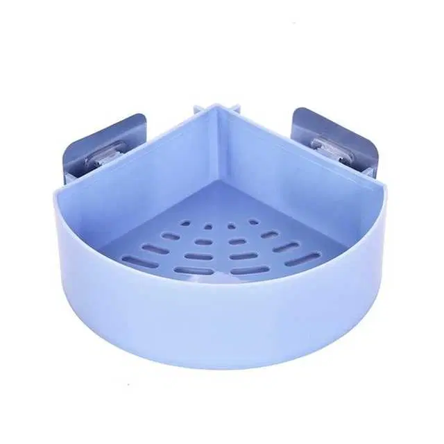 Plastic Multipurpose Kitchen Bathroom Shelf Wall Holder Storage Rack