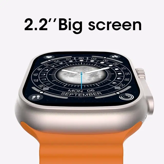 Silicone Strap S8 Ultra Smart Watch, Orange