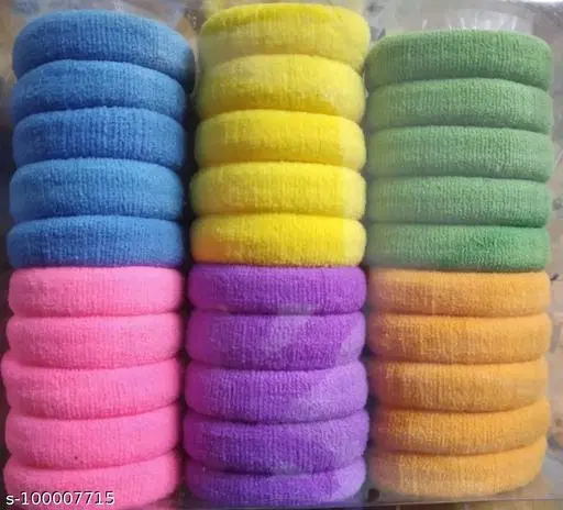 Multicolor Rubber Band for Women (Multicolor, Pack of 30)