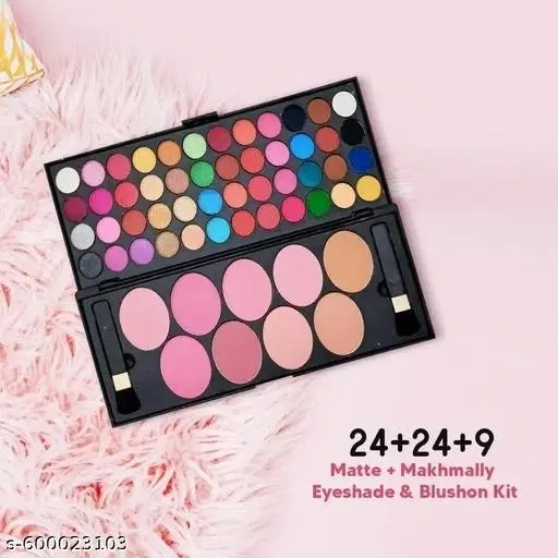 Professional 48 Colors Eyeshadow Palette, Colors Matte Finish Eyeshadow Waterproof Long Lasting Makeup Palette Cosmetics (Multicolor)