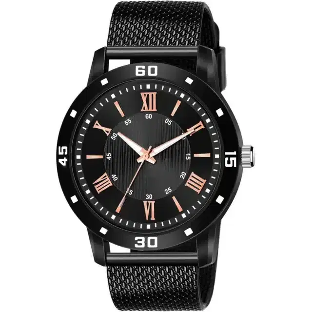 Analog Watch for Men (Black)