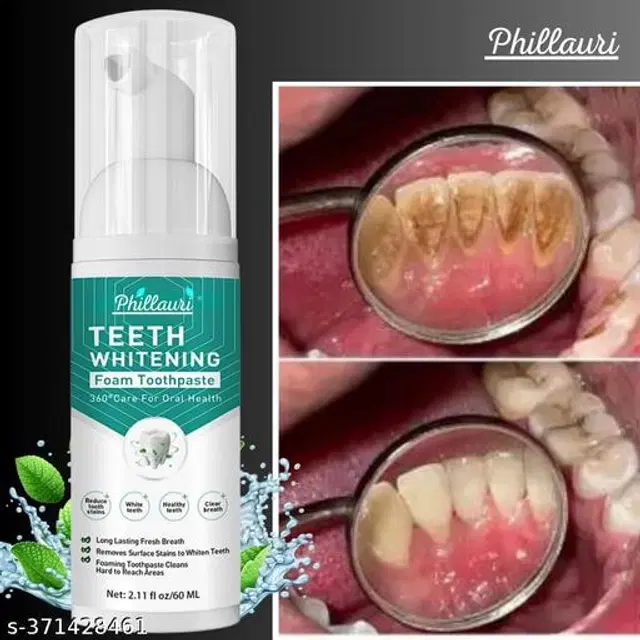 Phillauri Teeth Whitening Foam, 60 ml