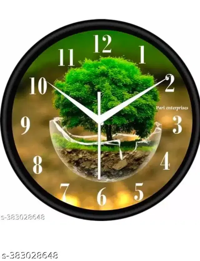 Analog Wall Clock for Home, Multicolor