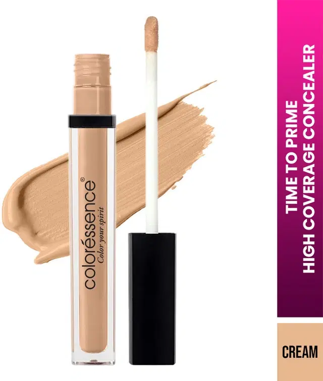 Coloressence Time To Prime Liquid Concealor Matte Effect Concealer (Cream) (4.5ml) Pack Of 1