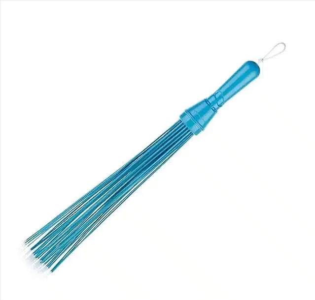 Plastic Sticks Brooms for Bathroom, Multicolor