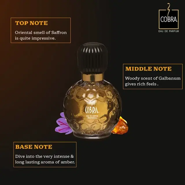 St.john Cobra Limited Edition Long Lasting Perfume For Men 30 ml