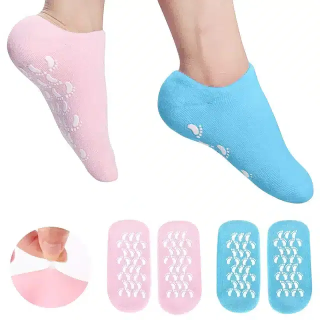 Silicone Gel Heel Socks, Assorted, Set of 1