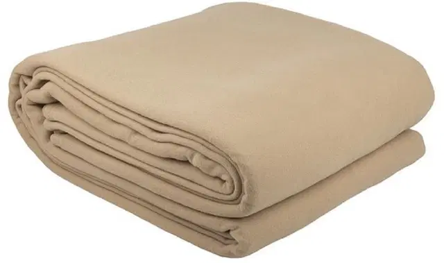 Fleece Blanket, Cream, 60x90 Inches