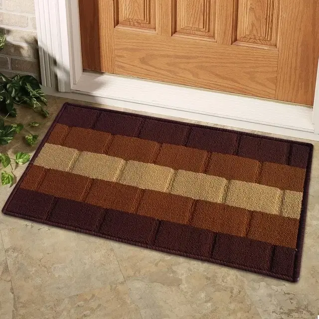 Status PP Anti Slip Doormat 38x58cm Brown