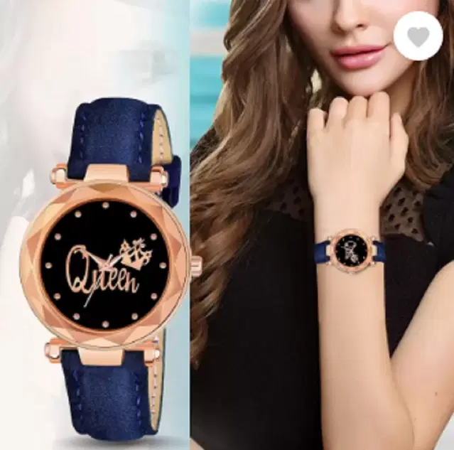 Analog Watch for Women & Girls (Blue)