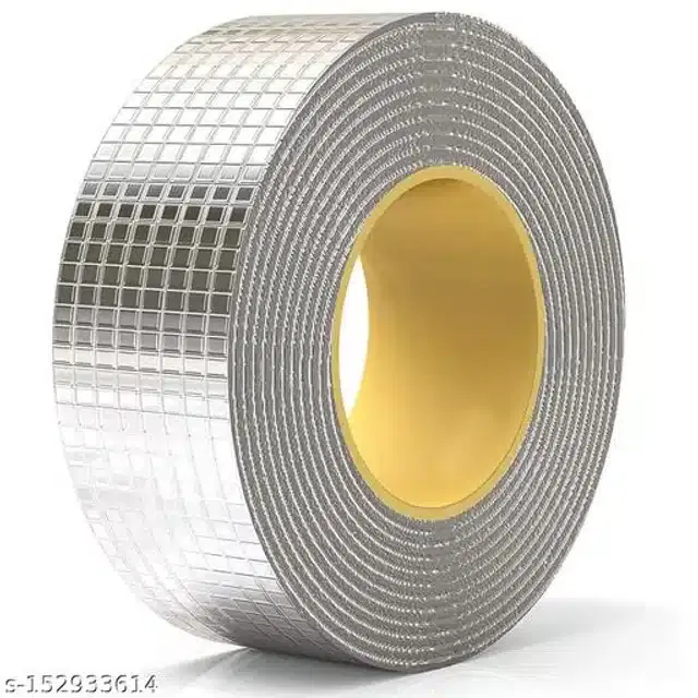 Waterproof Butyl Rubber Tape for Roof Leak, Surface Crack, Silver, 5 m