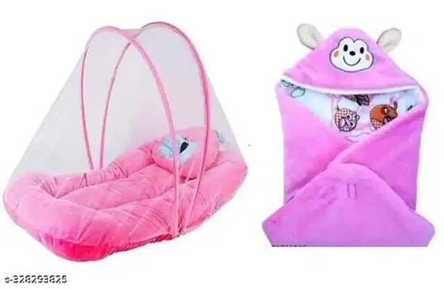 Combo of Baby Sleeping Set, Pink, Set of 2